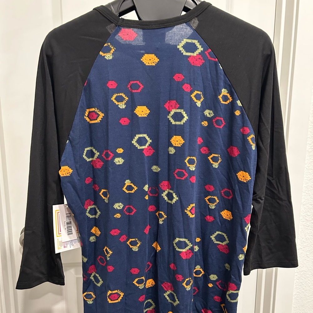 LulaRoe Randy blue top - Picture 5 of 7